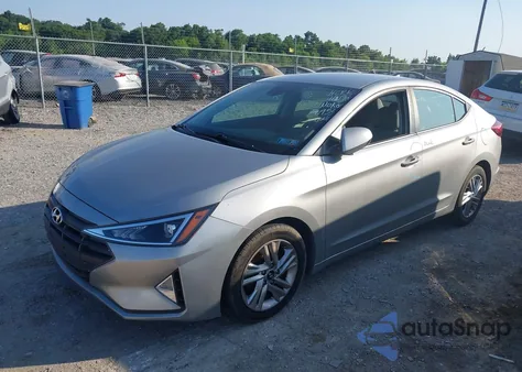 2020 Hyundai Elantra Sel из США, поврежденный, VIN 5NPD84LF6LH578953